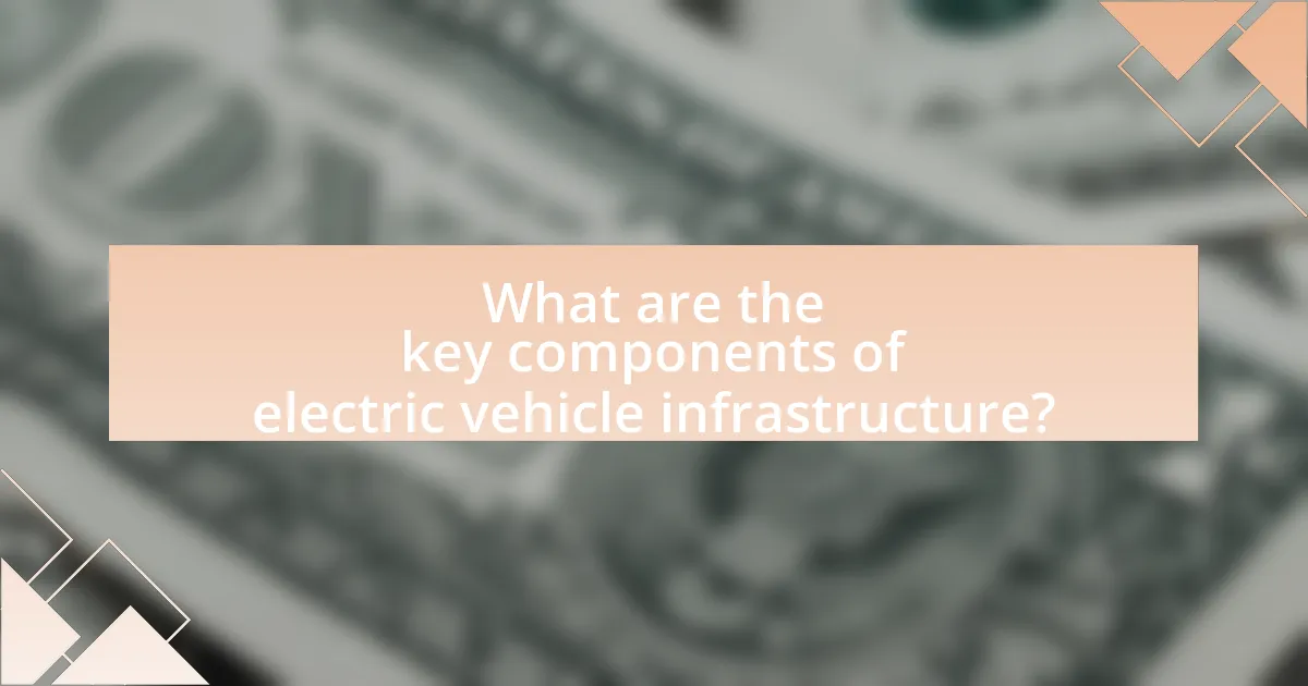What are the key components of electric vehicle infrastructure?
